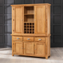 Cheshire Oak Triple Kitchen Larder Pantry Cupboard