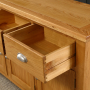 Cheshire Oak Large 3 Drawer 3 Door Sideboard