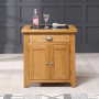 Cheshire Oak Small Kitchen Island with Granite Top