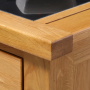 Cheshire Oak Small Kitchen Island with Granite Top