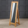 Cheshire Oak Bedroom Cheval Mirror