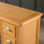 Cheshire Oak Large Twin Pedestal Desk