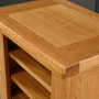 Cheshire Oak Hi-Fi Media Stand Shelf Unit