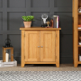 Cheshire Oak Small 2 Door Cupboard