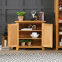 Cheshire Oak Small 2 Door Cupboard