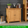 Cheshire Oak Small 2 Door Cupboard