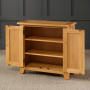 Cheshire Oak Small 2 Door Cupboard