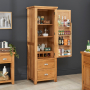 Cheshire Oak Single Kitchen Larder Pantry Cupboard