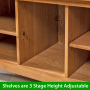 Cheshire Oak Hallway Shoe Storage Bench