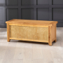 Cheshire Oak Hallway Shoe Storage Bench