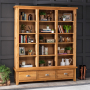 Cheshire Oak Grand Library Bookcase