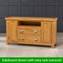 Cheshire Oak Large TV Unit Sideboard - Up to 50" TV Size