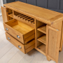 Cheshire Oak Large TV Unit Sideboard - Up to 50" TV Size