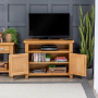 Cheshire Oak Medium TV Unit Sideboard - Up to 50" TV Size