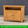 Cheshire Oak Medium TV Unit Sideboard - Up to 50" TV Size