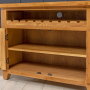 Cheshire Oak Medium Sideboard with Wine Rack 