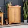 Cheshire Oak Large Shoe Cupboard