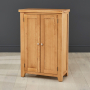 Cheshire Oak Large Shoe Cupboard