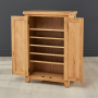 Cheshire Oak Large Shoe Cupboard