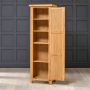 Cheshire Oak Single Shaker Kitchen Pantry Storage Cupboard