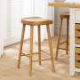 Cheshire Natural Solid Oak Counter Bar Stool