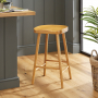 Cheshire Natural Solid Oak Counter Bar Stool