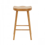 Cheshire Natural Solid Oak Counter Bar Stool