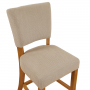 Manor Oak Natural Oatmeal Fabric Counter Bar Stool