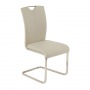 Barca Dining Chair – Light Grey Faux Leather