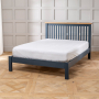 Westbury Blue Painted 5ft King Size Bed with Low Foot Board