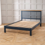 Westbury Blue Painted 5ft King Size Bed with Low Foot Board