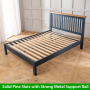 Westbury Blue Painted 5ft King Size Bed with Low Foot Board