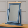 Westbury Blue Painted Vanity Dressing Table Mirror