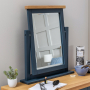 Westbury Blue Painted Vanity Dressing Table Mirror