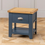 Westbury Blue Painted 1 Drawer Lamp Side Table