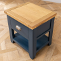 Westbury Blue Painted 1 Drawer Lamp Side Table