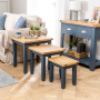 Westbury Blue Painted Nest of 3 Tables