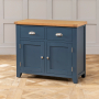 Westbury Blue Painted Medium 2 Drawer 2 Door Sideboard