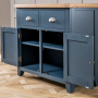 Westbury Blue Painted Medium 2 Drawer 2 Door Sideboard