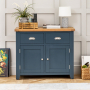 Westbury Blue Painted Medium 2 Drawer 2 Door Sideboard