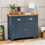 Westbury Blue Painted Medium 2 Drawer 2 Door Sideboard