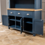 Westbury Blue Painted Large Glazed Dresser