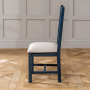 Westbury Blue Painted Ladder Back Dining Chair