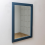 Westbury Blue Painted Large Wall Mirror – 108cm x 78cm