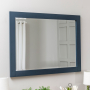 Westbury Blue Painted Large Wall Mirror – 108cm x 78cm