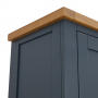 Westbury Blue Painted Single Shaker Linen Storage Cupboard