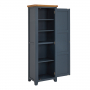 Westbury Blue Painted Single Shaker Linen Storage Cupboard