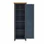 Westbury Blue Painted Single Shaker Linen Storage Cupboard