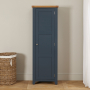 Westbury Blue Painted Single Shaker Linen Storage Cupboard