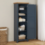 Westbury Blue Painted Single Shaker Linen Storage Cupboard